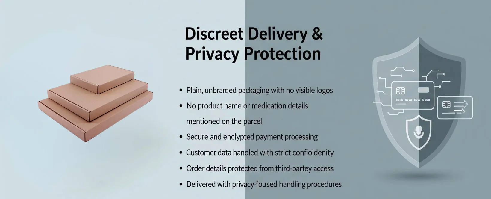 Discreet Delivery & Secure Privacy Protection