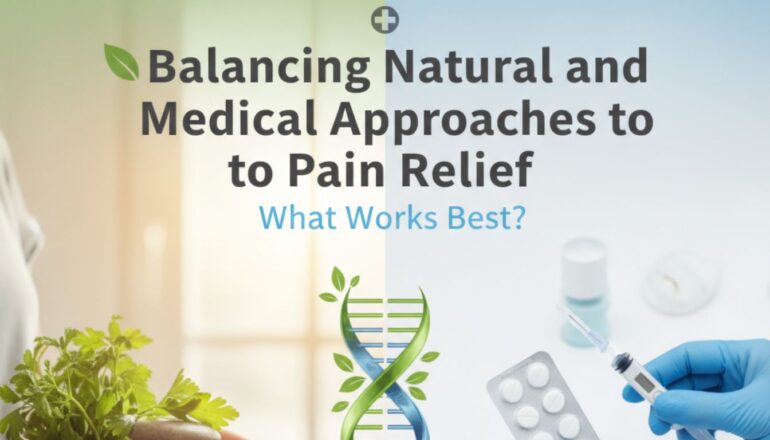 Balancing Natural and Medical Approaches to Pain Relief