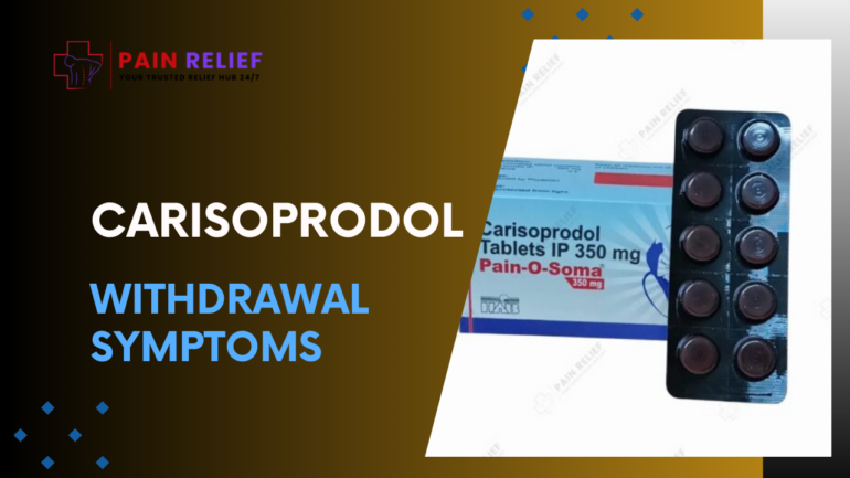 carisoprodol withdrawal symptoms