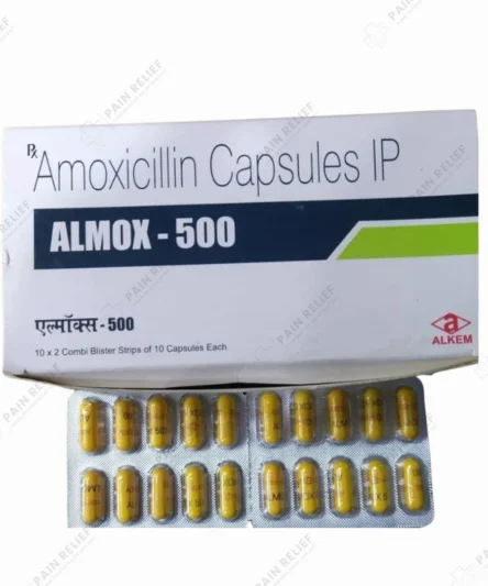 Almox 500 Amoxicillin Capsules IP 500 mg